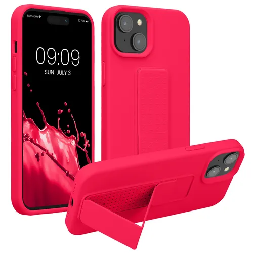 Hülle für iPhone 15 Plus Hülle Silikon Case Handy Cover Fingerhalter