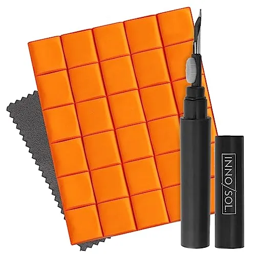 Innosol Premium Handy Reinigungsset für AirPods Kopfhörer Smartphone Kamera UVM I Inkl. iPhone Reinigungsset Reinigungsknete Ladebuchse Reiniger Mikrofasertuch und USB C Reinigungsset