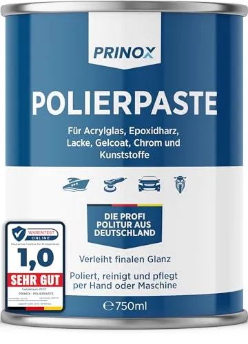 PRINOX Polierpaste 750ml – Universelle Politur für verschiedene Oberflächen