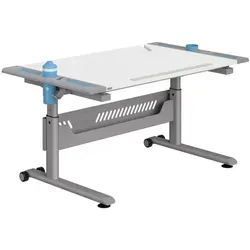 PAIDI Schülerschreibtisch Tablo, weiß, höhenverstellbar in blau von Paidi