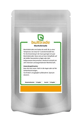 Mentholkristalle Menthol Kristalle Sauna Kristalle Minzöl Aufguss Aufguß 250 g