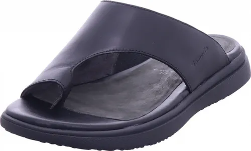 TAMARIS Comfort Damen Pantolette Leder Wide Fit Sandale - Black Nappa, 41 EU - Clogs & Pantoletten für Damen, halluxfreundlich mit individuellem Anpassungsmechanismus für optimalen Tragekomfort.