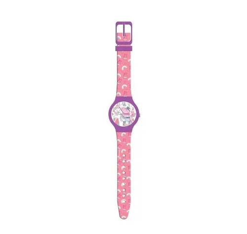Cartoon Uhr Peppa Pig Kid Modell 482625 - Armbanduhr für Kinder, spritzwassergeschützt und mit lustigem Peppa Pig Design - ideal für kleine Fans!