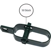 TRUTZHOLM Maschendrahtzaun Drahtspanner Set 50 Stück - Maschendrahtzaun Zubehör: 100 mm Drahtspanner für optimale Spannkraft, ideal für Stahldraht und vielseitige Anwendungen. Einfache Handhabung und wiederverwendbar.