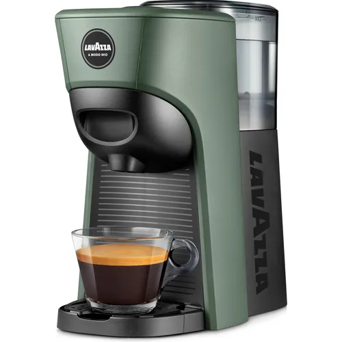 Lavazza Tiny Eco Kaffeekapselmaschine - Kompakte Kaffeekapselmaschine für umweltbewussten Genuss, ideal für Liebhaber von aromatischem Kaffee.