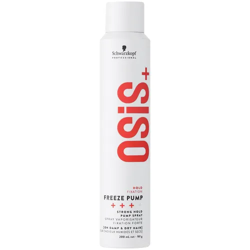 Schwarzkopf OSIS Freeze Pump 200ml Hochfixierendes Spray im Zerstäuber