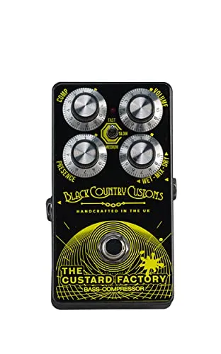 Laney Black Country Customs The Custard Factory Compressor Boutique Bass Effect Pedal (BCC-TCF) Bass Guitar Compressor Pedal