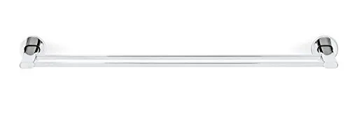 blomus 68932 Areo Doppel-Handtuchstange - Handtuchhalter & -stangen aus edelstahl poliert, ideal für modernes Badezimmerdesign und auch zum Kleben geeignet.