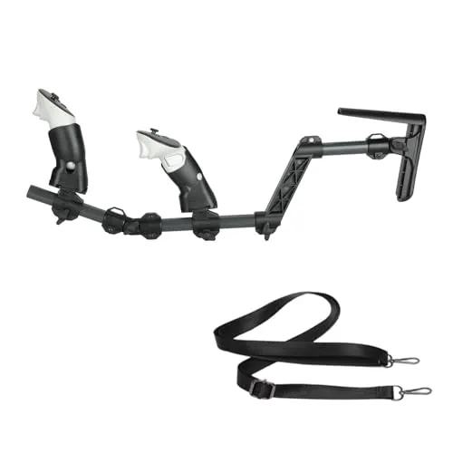 Baomaeyea VR Stock Zubehör for Meta Quest 3/Quest 3S,VR Gunstock kompatibel mit VR Meta Quest3/Quest3S Controller Griffe für mehr Stabilität und Kontrolle Magnetic Stock Rifle Adapter