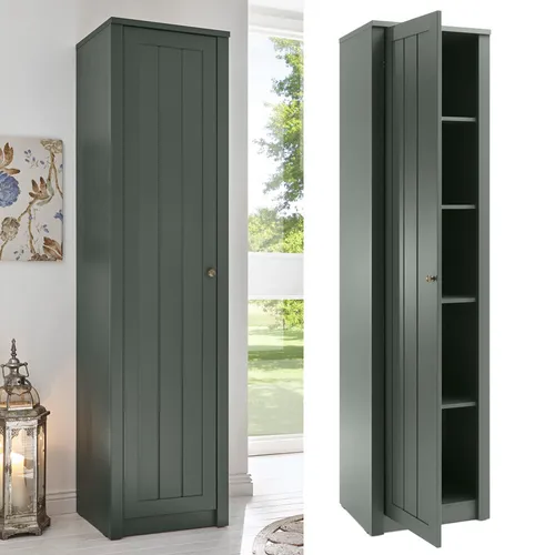 Landhaus Garderobenschrank ATHEN-61 in Grün in grün von Lomadox