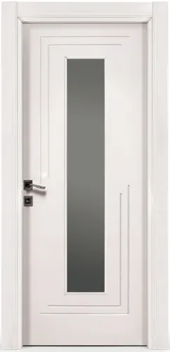 Weiße Innentür mit Milchglas – moderne Premium-Tür - Elegante Innentür mit Milchglas, ideal für jeden Raum. Maße: 90 x 200 cm, aus robustem Holz, inklusive Montageanleitung. Perfekt für eine stilvolle Raumtrennung in Ihrem Zuhause.