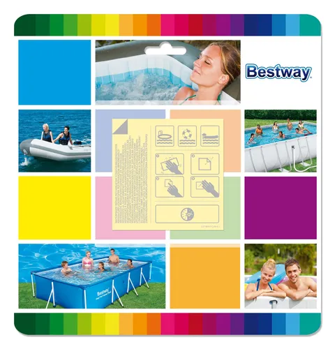 Reparaturflicken Bestway wasserfest 6,5x6,5cm 10 Stück