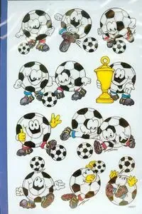 Naklejki papierowe Football Avery Dennison 4004182533925