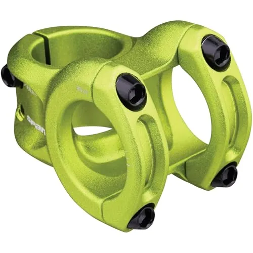 Spank Spoon 318, 31,8 mm, 33 mm, Grün für Mountainbikes - Der Spank Spoon 318 ist ein leichtgewichtiger Vorbau für Mountainbikes, ideal für Enduro, Freeride und Bike-Parks. Mit modernem Design und hoher Steifigkeit sorgt er für zuverlässige Performance auf jedem Terrain.