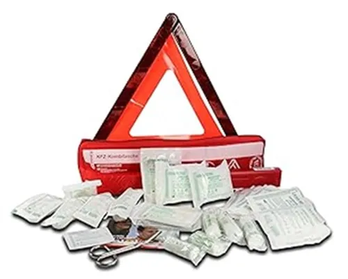 cartrend Kombitasche, rot, Erste-Hilfe-Sofortmaßnahmen (MHD 11/2029) 7730044
