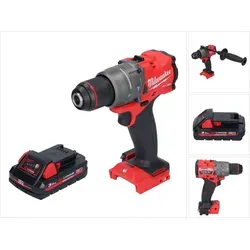 Milwaukee M18 FPD3-301 Akku Schlagbohrschrauber 18V - Kompakte und leistungsstarke Akku Schlagbohrmaschine mit 158 Nm Drehmoment und effizientem Brushless-Motor. Ideal für präzises Arbeiten in Holz, Metall und Mauerwerk.