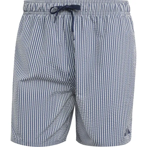 adidas Sportswear Seersucker Badeshorts 5 Zoll von adidas