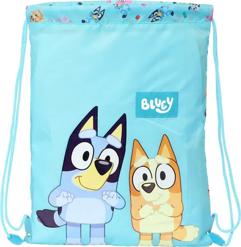 Rucksacktasche mit Bändern Bluey Himmelsblau 26 x 34 x 1 cm