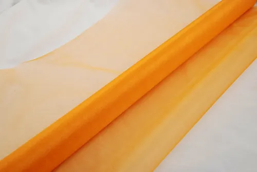 Organza orange 10 m Länge, 70 cm Breite Dekostoff