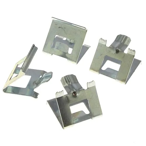 Whirlpool / Bauknecht 4x Klemmfeder Herd Kochfeld 481010420949 Edelstahl