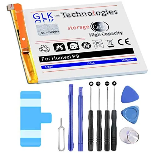 High Power Ersatzakku kompatibel mit Huawei Y6, Y7, Y7 2018, Prime 2018 HB366481ECW | Original GLK-Technologies Battery | accu | 2600 mAh Akku | inkl. Werkzeug Set Kit NEU