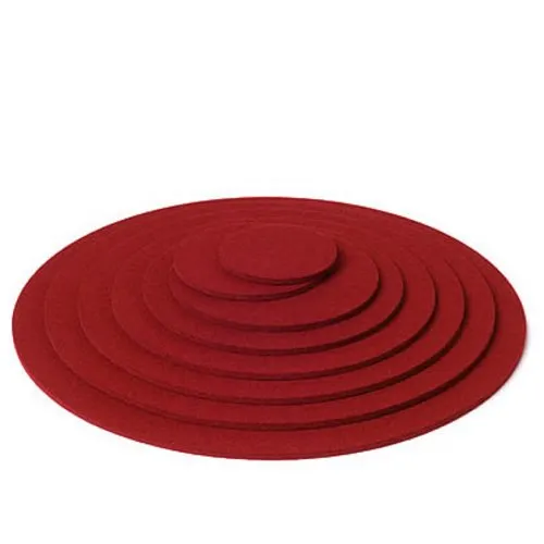 Hey Sign Untersetzer rund, ca 30 cm, Rot 11, Stärke 5 mm in rot von Hey Sign