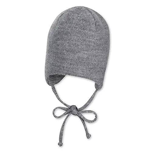 Sterntaler Mütze Wolle – Weiche Unisex Babymütze mit Kaschmir-Feeling - Hüte, Mützen & Caps für Baby-Jungen – Hochwertige Merinowolle mit Bindebändern für perfekten Halt und Schutz bei kühlem Wetter.