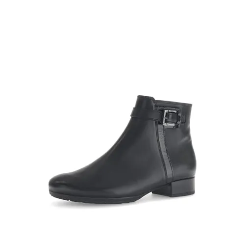 Gabor Damen Chelsea Boots - Komfortable Stiefeletten für den Übergang - Wanderschuhe mit komfortabler Mehrweite (H), ideal für lange Tragezeiten. Aus hochwertigem Microfutter und mit rutschfester Latexsohle für optimalen Halt.