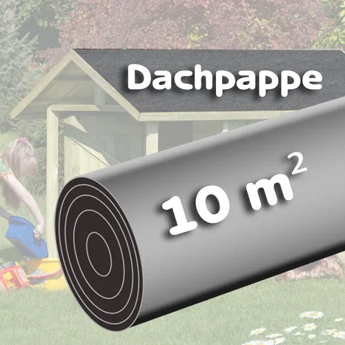 Gartenpirat Bitumen Dachpappe R333 schwarz