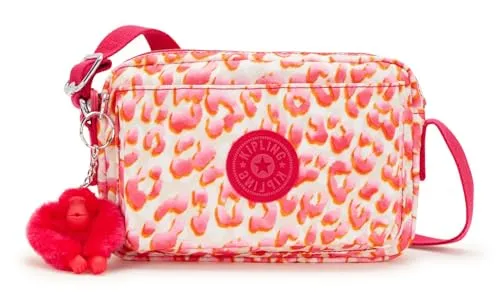 Kipling ABANU M Mittelgroße Umhängetasche, Tender Grey (Grau)