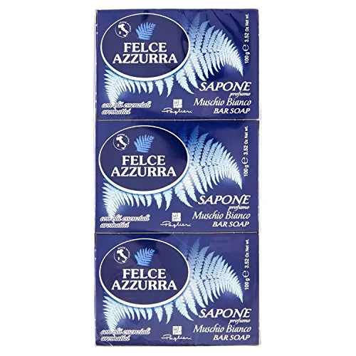 Felce Azzurra Seife Moschus 100 g, 3 Stück