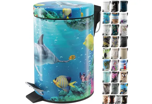 Sanilo Kosmetikeimer Delphin, 3 Liter in blau von Sanilo