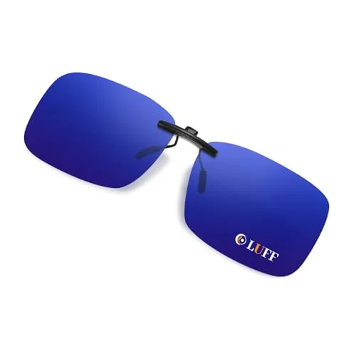 LUFF Polarisierte Unisex-Clip auf Sonnenbrille für verschreibungspflichtige Brillen-gute Clip-Stil Sonnenbrille für Myopie Brille im Freien/Fahren/Angeln