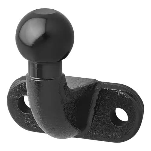 ProPlus 341210 Anhängerkupplungskugel Ø50mm - Robuste 2-Loch Universal - Anhängerkupplung für hohe Stützlast bis 200 kg, ideal für Fahrzeuge bis 2000 kg. Schwarz und E13-geprüft für maximale Sicherheit und Zuverlässigkeit.