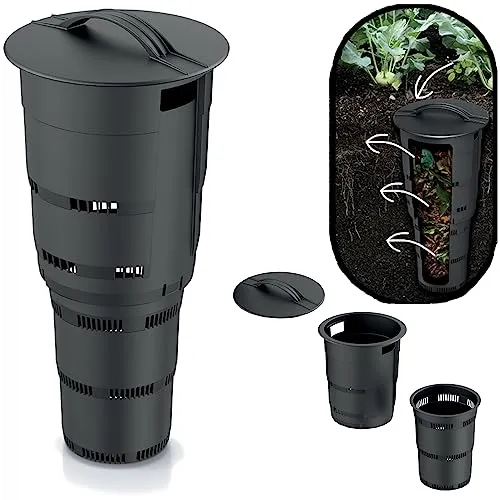 Modularer Unterirdischer Komposter 11 L Anthrazit in grau von botle