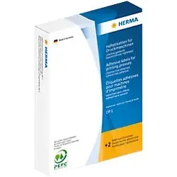 HERMA Klebeetiketten 3100 Weiß Rund Ø 40 mm - Etiketten für Druckmaschinen, 1000 Stück in 128 Blättern, ideal für Beschriftungen und Organisation, mit hochwertigem mattem Papier.