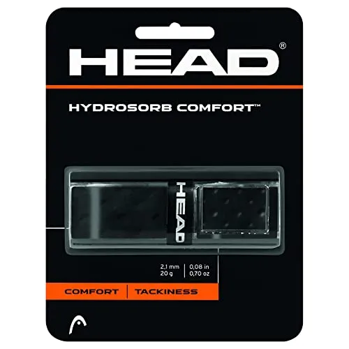 HEAD Hydrosorb Comfort Overgrip In Schwarz in schwarz von HEAD