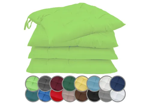 NatureMark Sitzkissen 4er-Set Apfel grün in grün von NatureMark