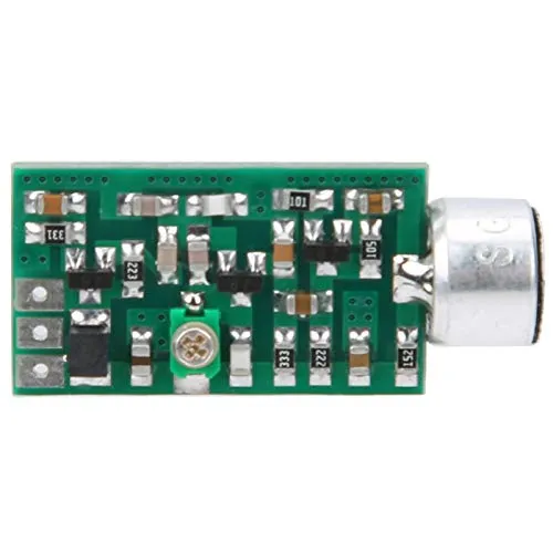Eujgoov FM-Mikrofon-Aufnahmemodul, drahtloser Audio-Sender MIC Electrical Board 100MHz