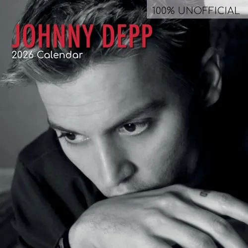 TGSC Johnny Depp Kalender 2026 – 16 Monate Wandkalender - Dieser Johnny Depp Wandkalender 2026 begeistert mit brillanten Bildern und einem großzügigen Raster für einfache Planung. Ideal für Zuhause und Büro – bleiben Sie organisiert und inspiriert!