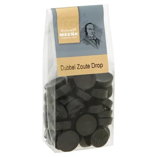 Produktbild Meenk Dubbel Zout Doppelt Salz Lakritz 180gr