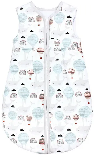 TupTam Babyschlafsack 2.5 TOG - Wärmender Schlafsack für Babys - Schlafsäcke: Hochwertiger, ärmelloser Babyschlafsack aus OEKO-Tex zertifizierter Baumwolle, bietet Wärme und Geborgenheit mit antiallergischem Füllmaterial.