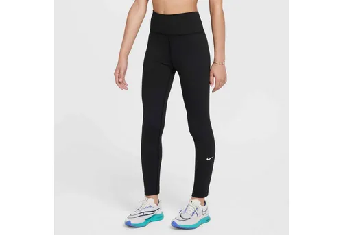 Nike Kinder Leggings Schwarz - Größe 140 - Bequeme und stylische Leggings für Kinder, ideal für sportliche Aktivitäten und den Alltag. Marke: Nike, Farbe: Schwarz.