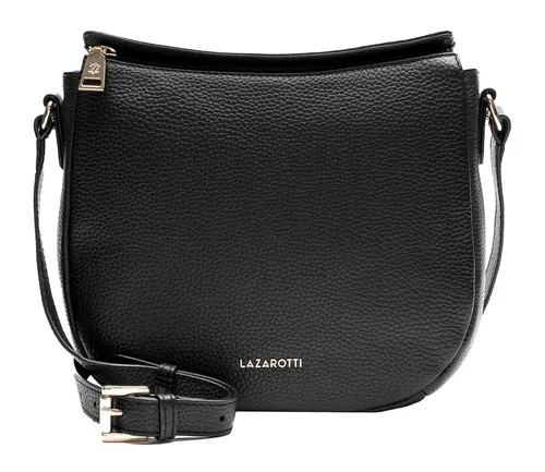 Lazarotti Umhängetasche Bologna Leather, Leder - Umhängetasche aus hochwertigem Leder mit mehreren Fächern für optimale Organisation, ideal für stilbewusste Träger.