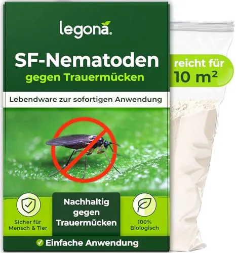 Legona SF-Nematoden zur Bekämpfung von Trauermücken