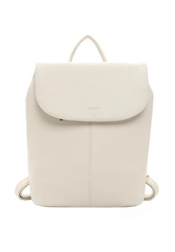 EMILY & NOAH Cityrucksack E&N Tours RUE 09 für Damen, lighttaupe 911 - Freizeitrucksäcke mit Echtleder-Optik, 1 Hauptfach und praktischen Innentaschen, ideal für den Alltag und stylisch unterwegs.