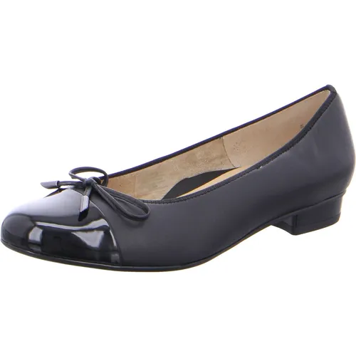 Ara BARI Pumps mit Lackspitze schwarz 35 EU (2,5 UK) - Elegante Pumps mit Lackspitze aus Glattleder, ideal für besondere Anlässe. Gepolsterte Innensohle für optimalen Tragekomfort.