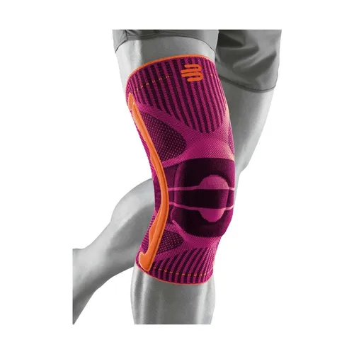 Bauerfeind Sports Knee Support - Kniebandage pink XXL - Bandagen & Kompression, leichte und atmungsaktive Kniebandage mit wohltuender Kompression für optimale Bewegungsfreiheit und Schutz vor Überlastung beim Sport.