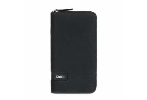 Damen Brieftasche in Schwarz - NEU 377043 - Geldbörse für Damen aus hochwertigem PU-Gewebe, ideal für den täglichen Gebrauch und im Casual-Stil. Praktische Umschlag-Geldbörse mit modernem Design.