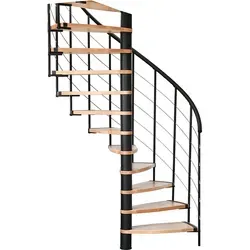 Minka Spindeltreppe Helios 38 in schwarz von Minka